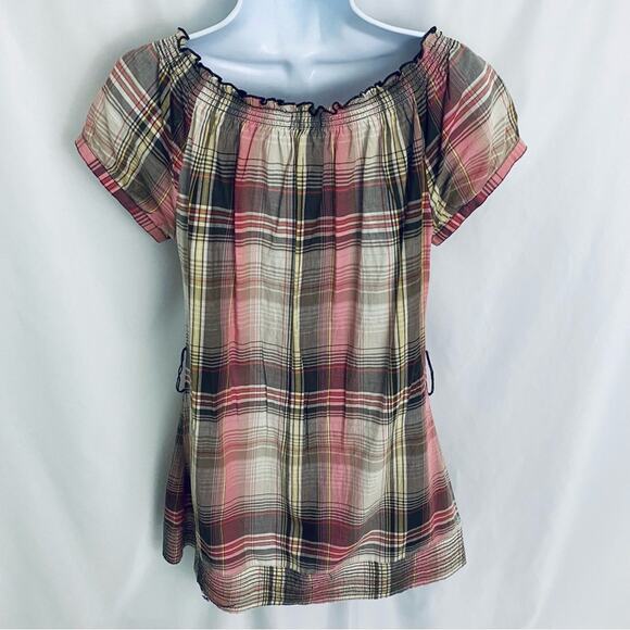 FANG Plaid Tunic Size Large - Picture 8 of 11